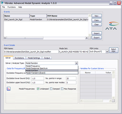 Event Manager dialog image
